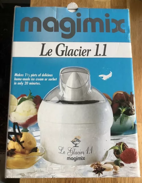 MAGIMIX LE GLACIER Ice Cream maker 1.1L Sorbet Frozen Yoghurt