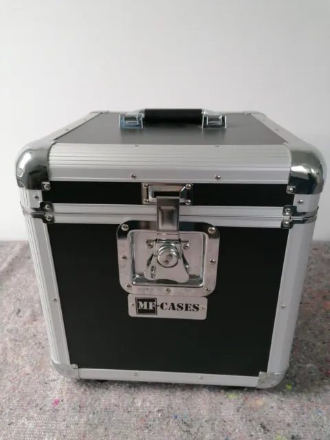 Plattenkoffer für 70 LP Case Schallplatte Flightcase DJ Vinyl Aufbewahrung