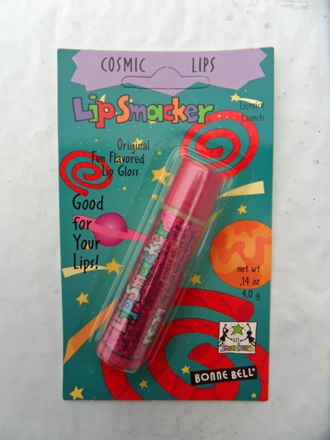 2 New Vintage Bonne Bell LICORICE LAUNCH Lip Smacker Cosmic Lips Lip Gloss