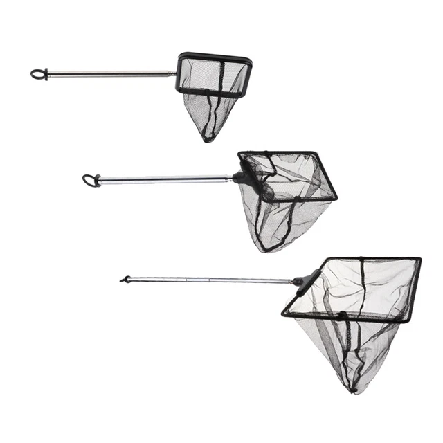 Extendable Handle Square Aquarium   Tank Fishing Shrimp Betta Net