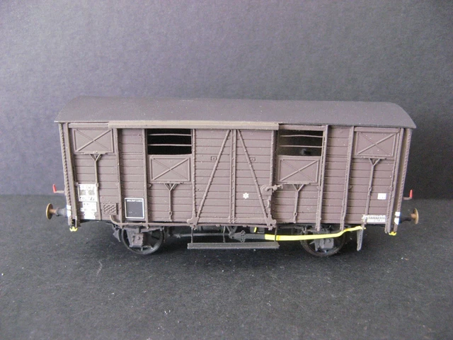 Wagon Fourgon HUET En Laiton, Kit Monté, échelle HO (1/87) - Superbe état