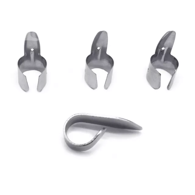 4 Pcs Finger Picks, Adjustable Metal Finger Thumb Picks Pack For Guitar, Banjo