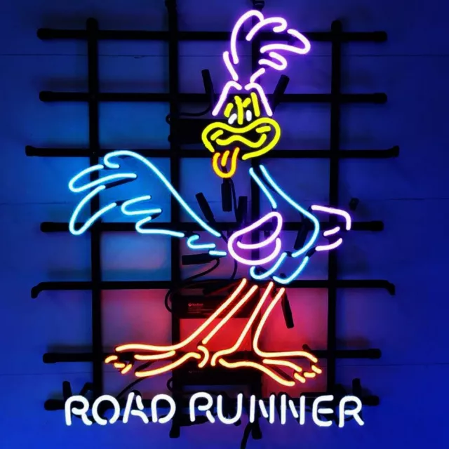 Road Runner Beep! Neon Sign 24x20 Lamp Bar Pub Man Cave Store Wall Decor