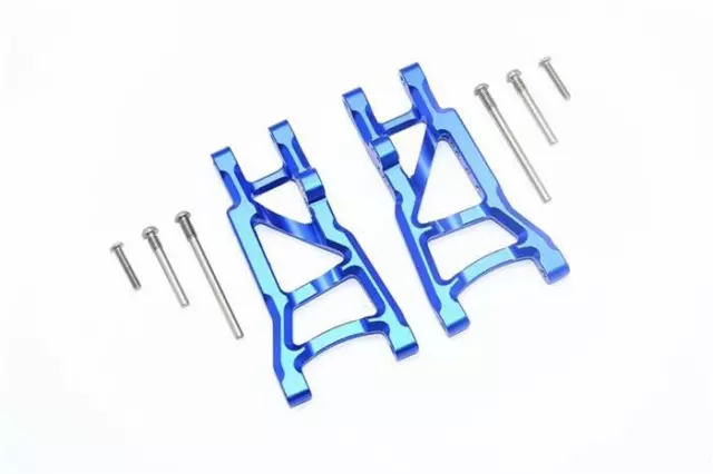 GPM Traxxas Slash 2WD Aluminium Bras Oscillant Arrière Bleu / GPMSLA2W056B