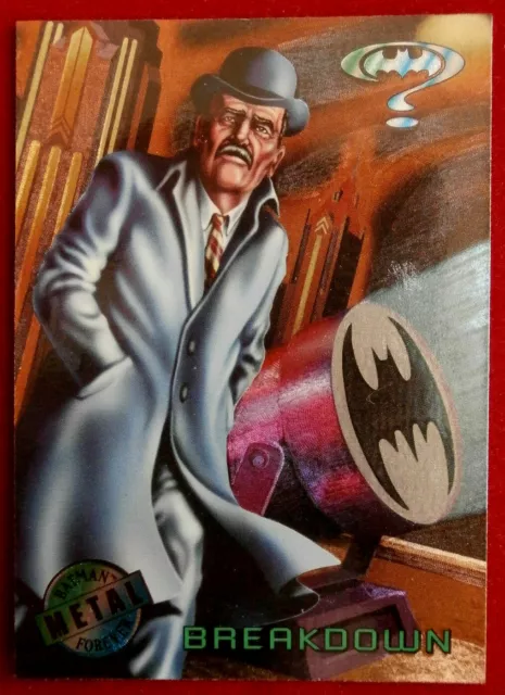 BATMAN FOREVER METAL - COMPLETE BASE SET (100 Cards) - FLEER - 1995 2