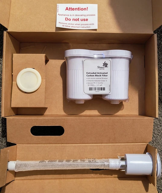 STRAUSS WATER VIRGIN Pure T6 Filter And UV Lamp And Descaler £40.00