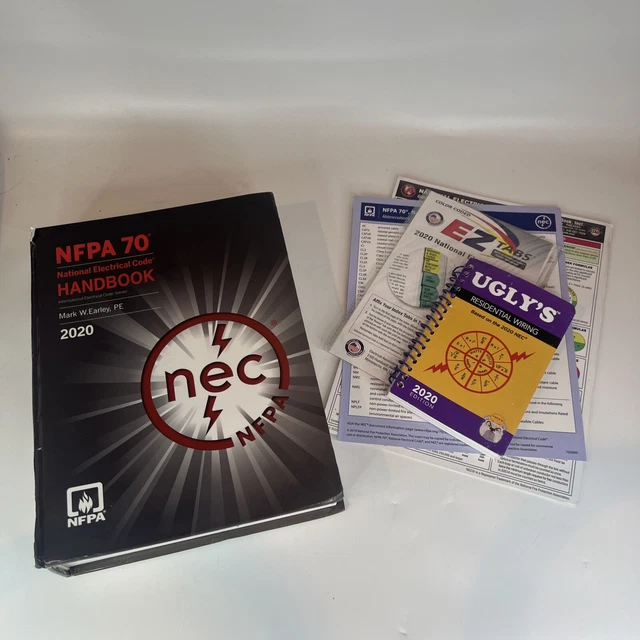 NFPA 70 NATIONAL Electrical Code NEC Handbook Hardcover 2020 Edition