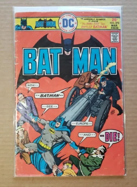 BATMAN: #273 1976 DC Comic's Bronze Age VG