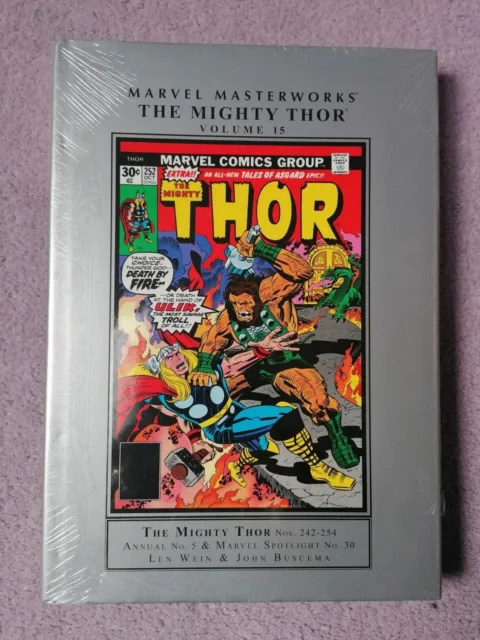 NEW! Factory Sealed. MARVEL MASTERWORKS: THE MIGHTY THOR Vol 15 (HB, Marvel)