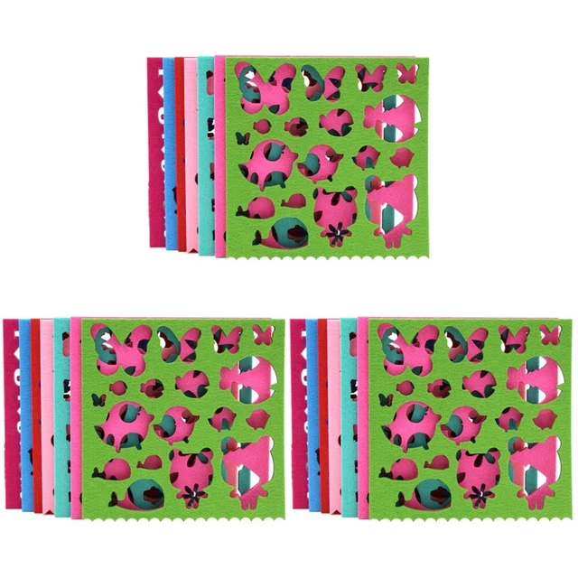 21 stücke Wollfilzform Nadel Filzdiy Handwerk Schablone Applique Handwerk