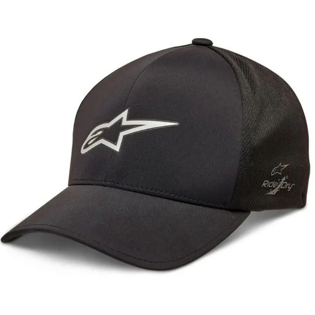 Alpinestars MX Ageless Delta Black Truckers Casual Motocross Lifestyle Hat