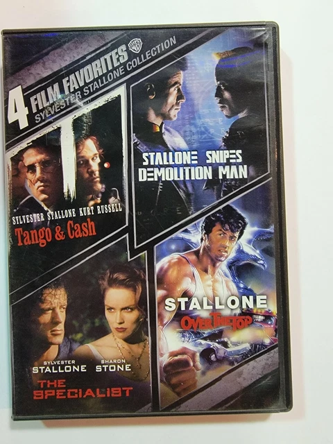 4 Film Favoris : Sylvester Stallone (DVD) Tango Cash Over The Top Démolition