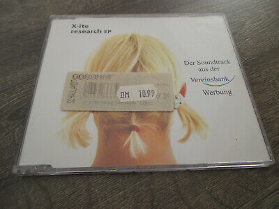 Maxi-CD X-ite research EP Der Soundtrack aus der Vereinsbank Werbung ZYX Music