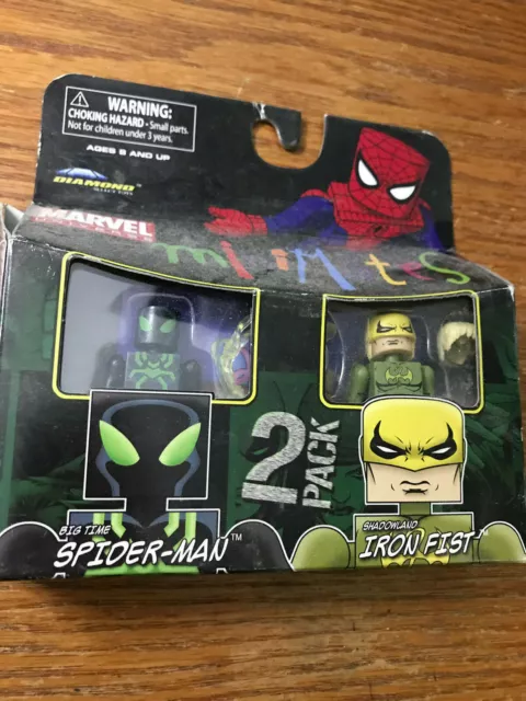 Marvel Minimates Series 38 Action Figure Big Time Spiderman Shadowland Iron Fist