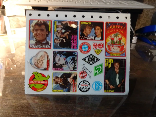 Bravo Sticker / Aufkleber ++ Madonna, Depeche Mode, Wham usw. ++ 17 ++