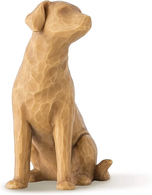 Willow Tree Love My Dog (Light), Sculpted Hand-Painted Figure Natural
