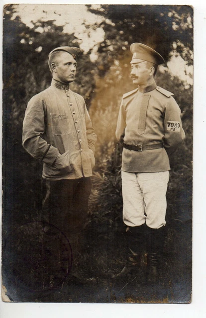 Thème VIE MILITAIRE & Guerre - CARTE PHOTO non située - Wasbek au dos