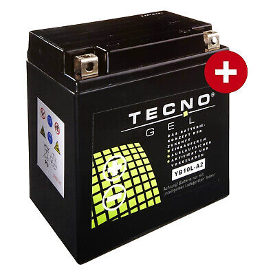 GEL-batteria yb10l-a2 per KAWASAKI Z 250 a anno di costruzione 1979-1982 di Goa 