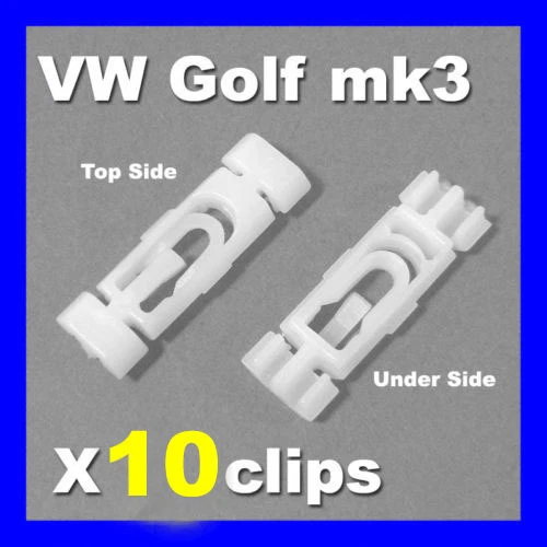 10x Befestigungen Schutzleiste Clips für Audi Seat Skoda VW 3C0853586