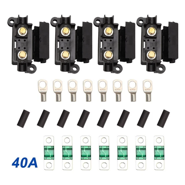 40 Amp Fusibles Marine Mining Son Système & Batterie Installations Qualité