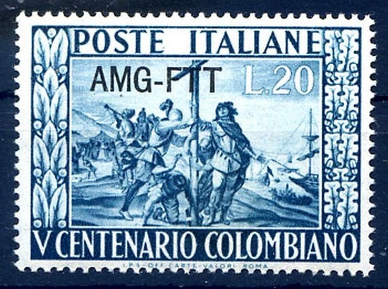 Trieste A - 1951 Colombo New MNH