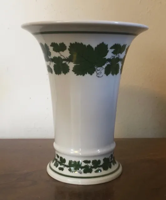Antique Meissen Porcelain Vase Napoleon Ivy Pattern Urn