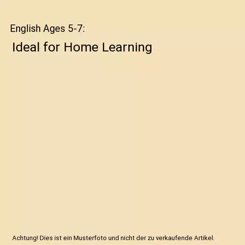 English Ages 5-7: Ideal for Home Learning, Collins Easy Learning
