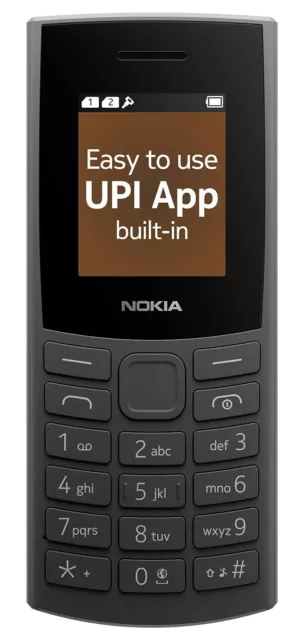 Nokia 106 4G-Factory Unlocked Dual SIM-Radio FM wireless- TA-1553 DS-Antracite