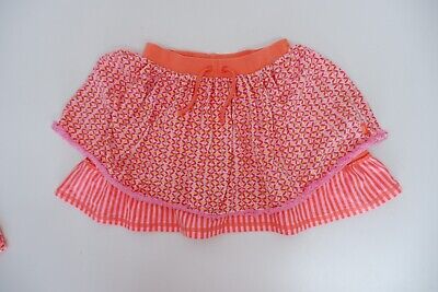 Oilily Bambina Outfit Set Età 8 Anni T Shirt Top Gonna Stampato Rosa 2