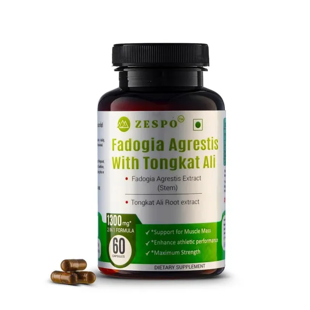 Fadogia Agrestis Miscela da 1300 mg di energia naturale e potenziatore di...