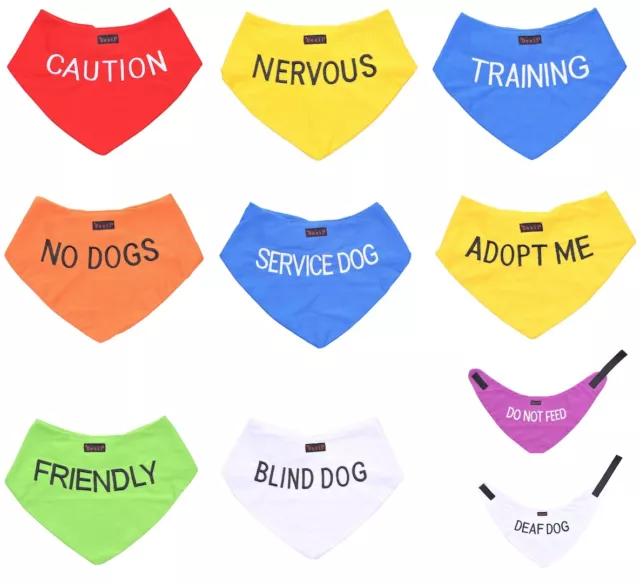 Dog Bandana Best Quality Price Personalised Message Neck Scarf Fashion Accessory