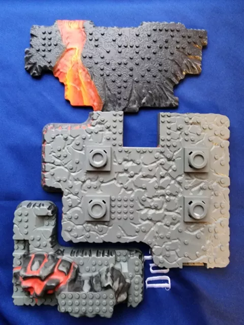 Mega Bloks Dragons 3x Terrain, Mountain Base, Lava Mega Bloks Dragons 3x Terrain, Mountain Base, Lava