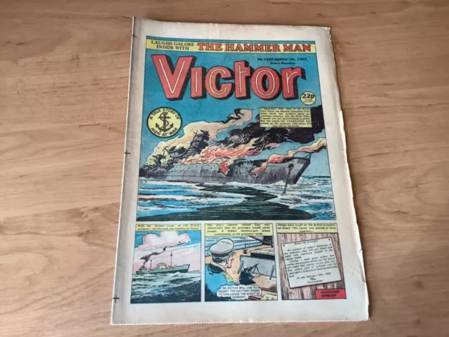 VICTOR Comic #1359 Mar 7th  1987  UK Paper Comic
