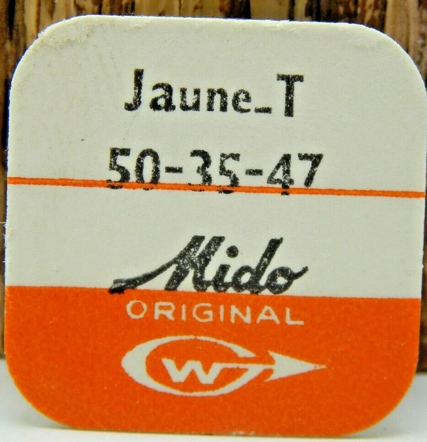 Couronne De Remontoir Mido Mâle Acier - Dimensions 4.75mm X 6.45mm - New Old Stock