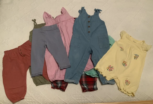 Baby Girls Clothing Bundle 9-12 Months Gap M&S TU Next River Island Free P&P