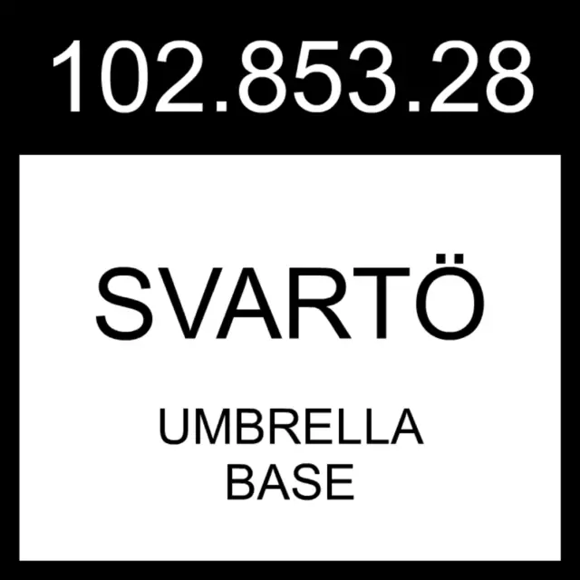 IKEA SVARTO SVARTÖ Umbrella Base Dark Gray  102.853.28