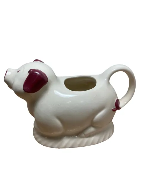 Vintage HIMARK County Fare Ceramic Pig Creamer/Planter 16OZ Size Made in Japan