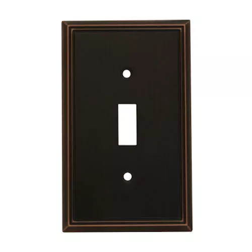Oil Rubbed Bronze Switch Wall Plate Duplex GFCI Rocker Decora Switchplate Outlet