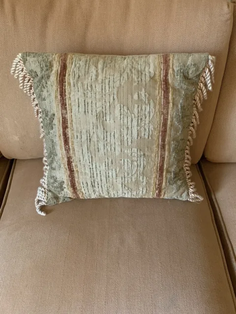 Throw Pillow With Fringe