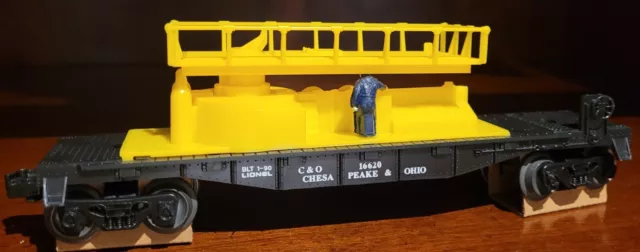 Lionel O/027 Gauge Chesapeake & Ohio Track Maintenance Car 6-16620 New In Box