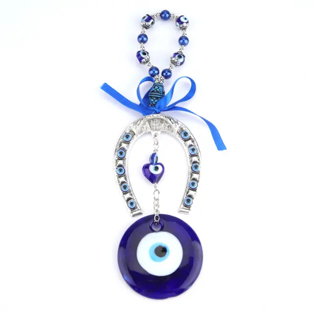 Turkish Blue Eyes Blessing Amulet Wall Hanging Home Decor Muslim Ornament VIS
