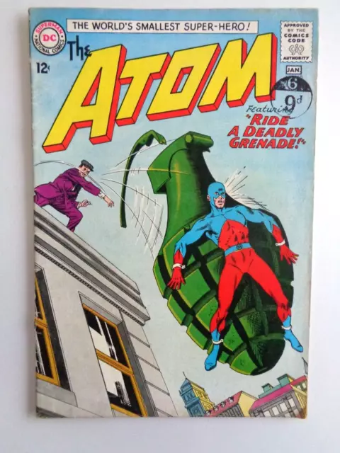 DC COMICS .The ATOM #10 JAN. 1964  GIL KANE ART . SID GREENE + GARDNER FOX