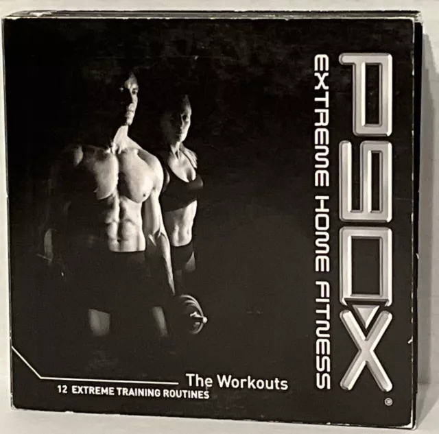 P90X Extreme Home Fitness Entrenamiento con Tony Horton 12 Discos Juego Completo de DVD