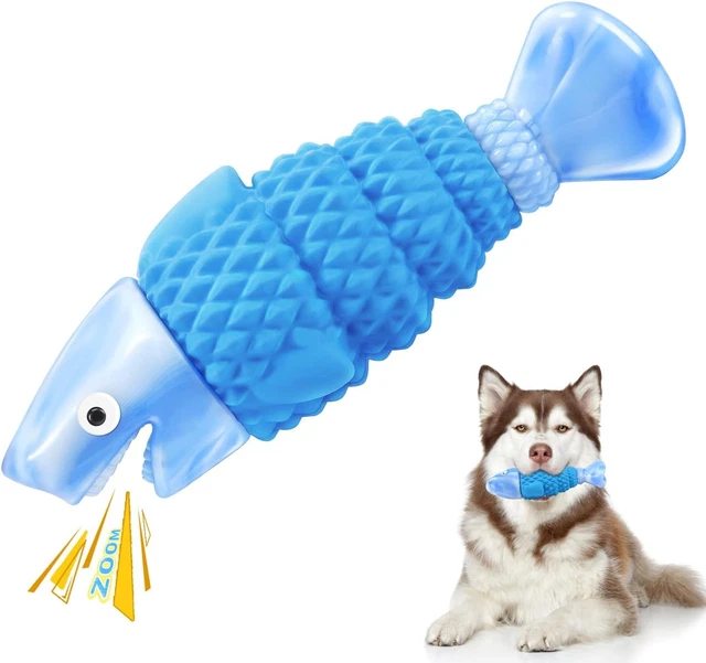 Hswaye Durable Dog Chew Toy For Aggressive Chewers - Grenade Shape, Tough Rubber (Medium/Large Dogs)