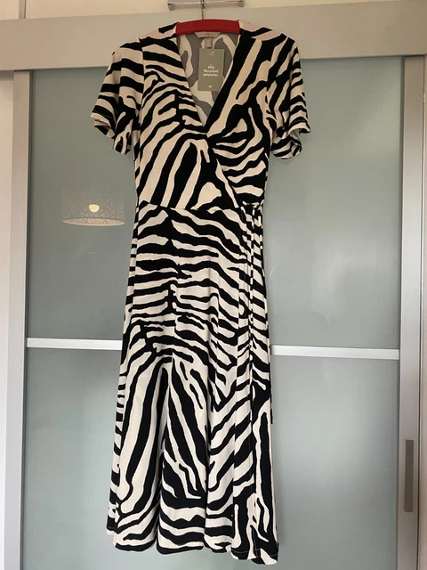 Robe Femme Toscane Taille 2 (46) Imitation Peau - Neuve Sans étiquettes, Couleur Moutarde Et Noire