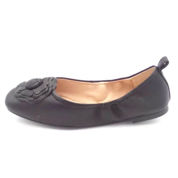 Taryn Rose Ballet Flats w/ Rose Detail Rosalyn Black 3