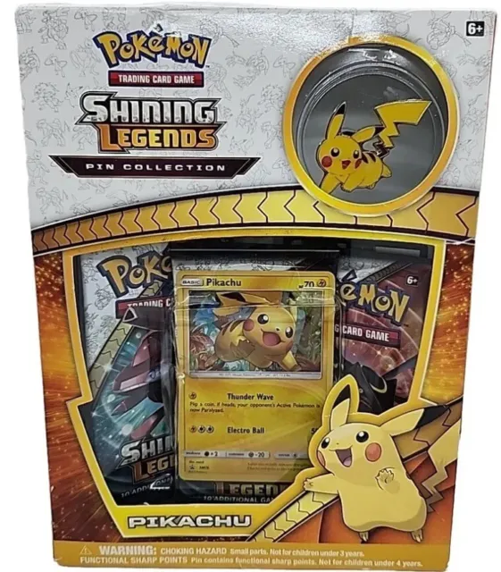 Pokemon TCG Shining Legends - Pikachu Pin Collection Box