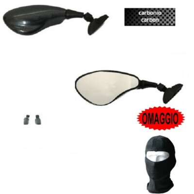Bimota PER BIMOTA  DB11 1200  SPECCHIETTI NERI DA CARENA PER MOTO SPECCHIO FAR+ATTACCO 