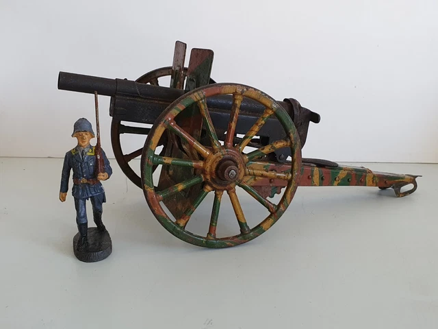 CANON MILITAIRE EN Tôle JOUET RARE Germany (Marklin