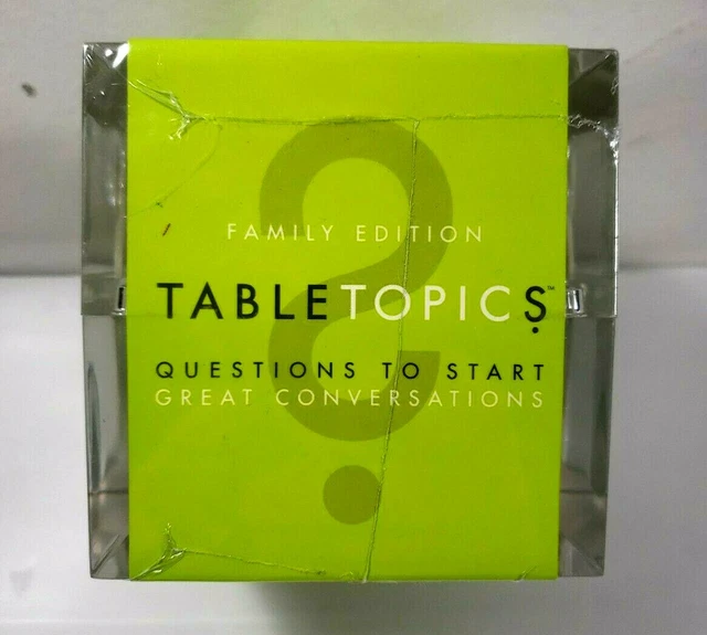 TABLE TOPICS FAMILY Edition Questions To Start Great Conversations